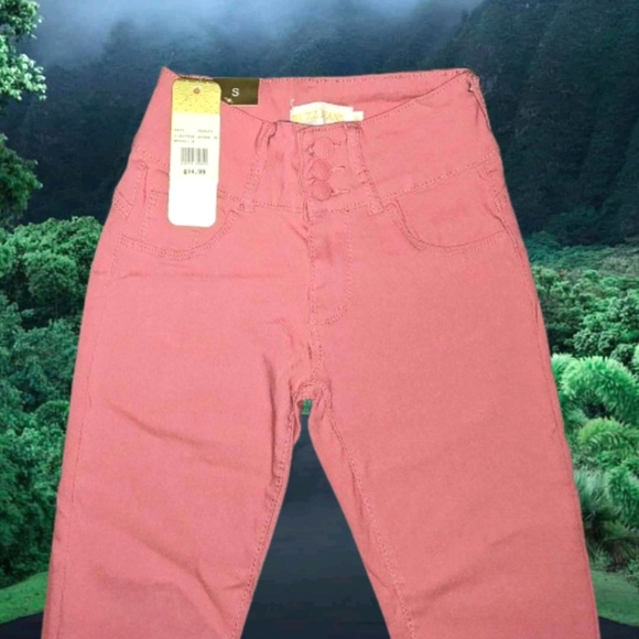 "Buzz Jeans" Women's Pink Skinny Jeans - Picture 3 of 11
